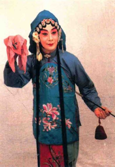 《锔大缸》剧照：阎世善饰王大娘【1986年中国戏曲学院】